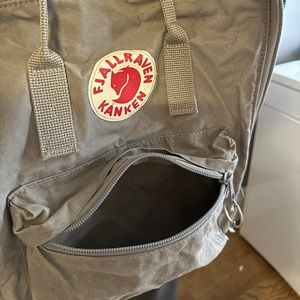 Fjall Raven Gray Kanken Backpack